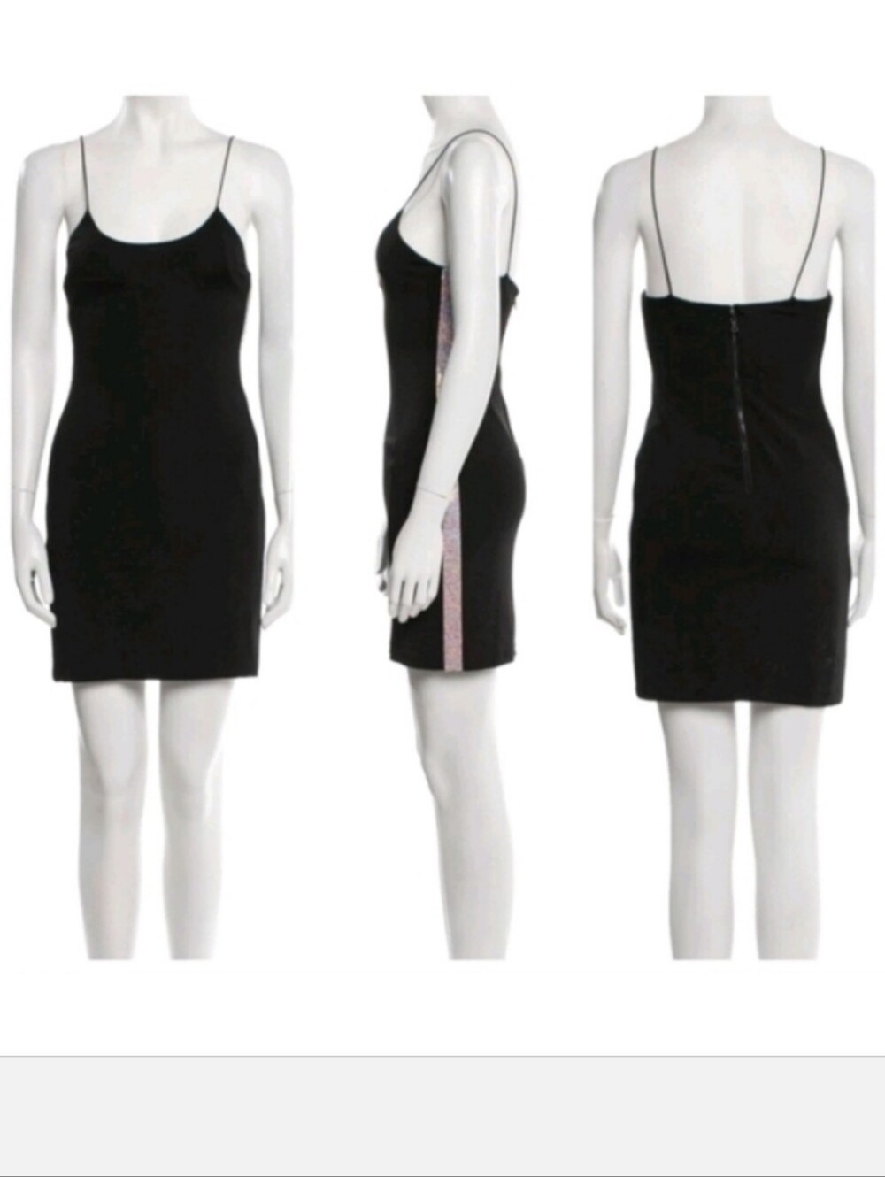 Alice + Olivia Noni Embellished Mini Bodycon Dress size 12 - Picture 11 of 12